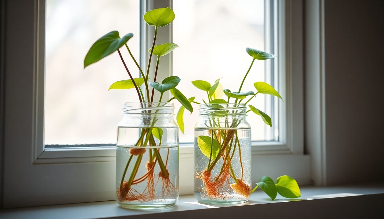 Cómo Propagar Pothos por Esquejes en Agua y Tierra (Guía Completa)